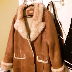 Wilson's leather faux shearling coat